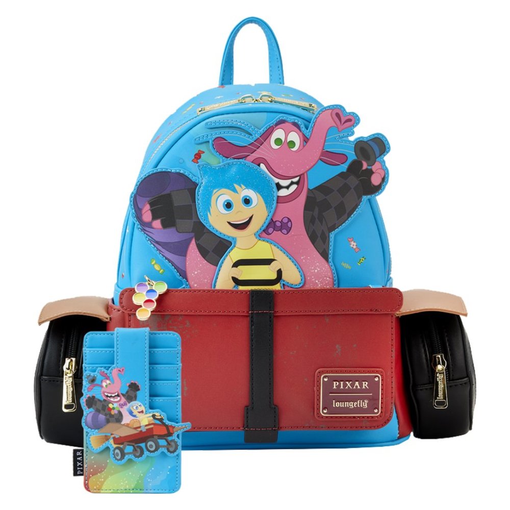 Pixar Inside Out Bing Bong Wagon Mini Backpack and Cardholder